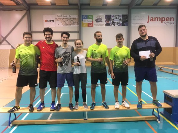 2. Rang: Mannschaftsfoto Flyings Hamsters Seftigen